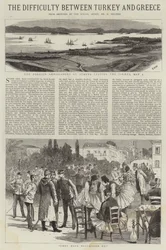 Die Schwierigkeit zwischen der Türkei und Griechenland